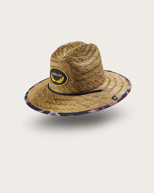 Hemlock Big Kids' Straw Lifeguard Hat - Flying Fish