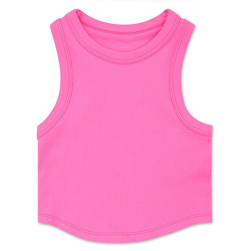 Iscream Girls' Cropped Racerback Tank Top