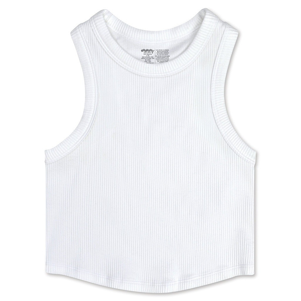 Iscream Girls' Cropped Racerback Tank Top