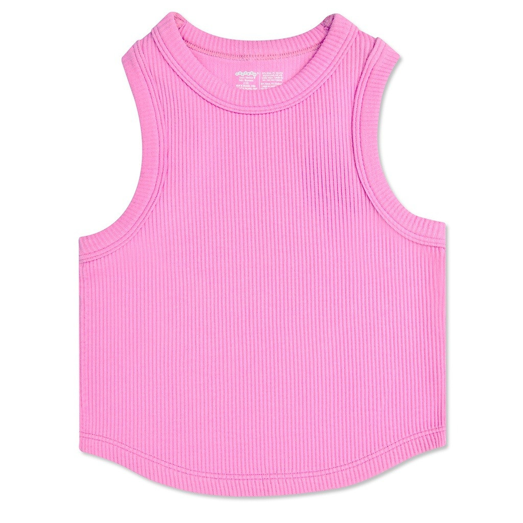 Iscream Girls' Cropped Racerback Tank Top