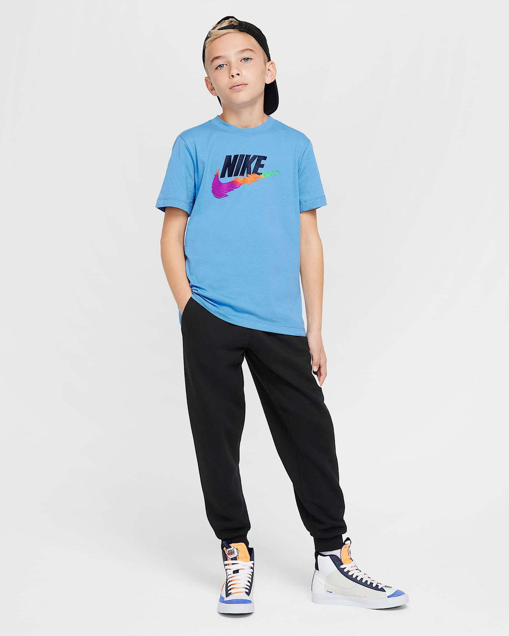 Nike Kids' Brandmark 3 Futura Tee 4 Nike Kids' Brandmark 3 Futura Tee