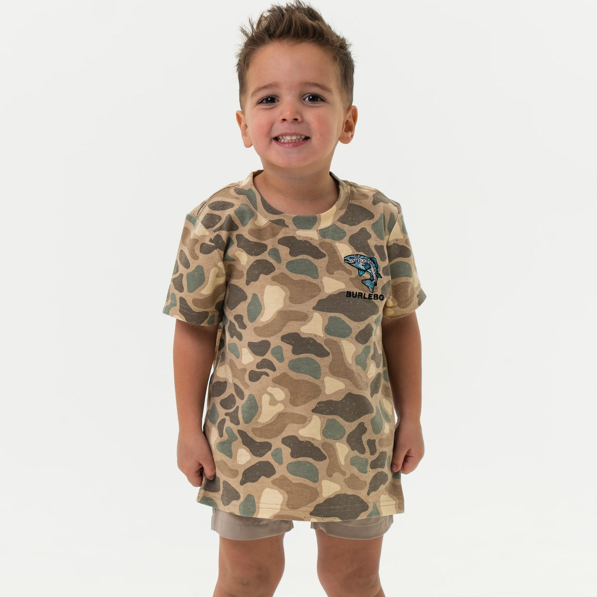 Burlebo Boys' Pintail Camo Tee