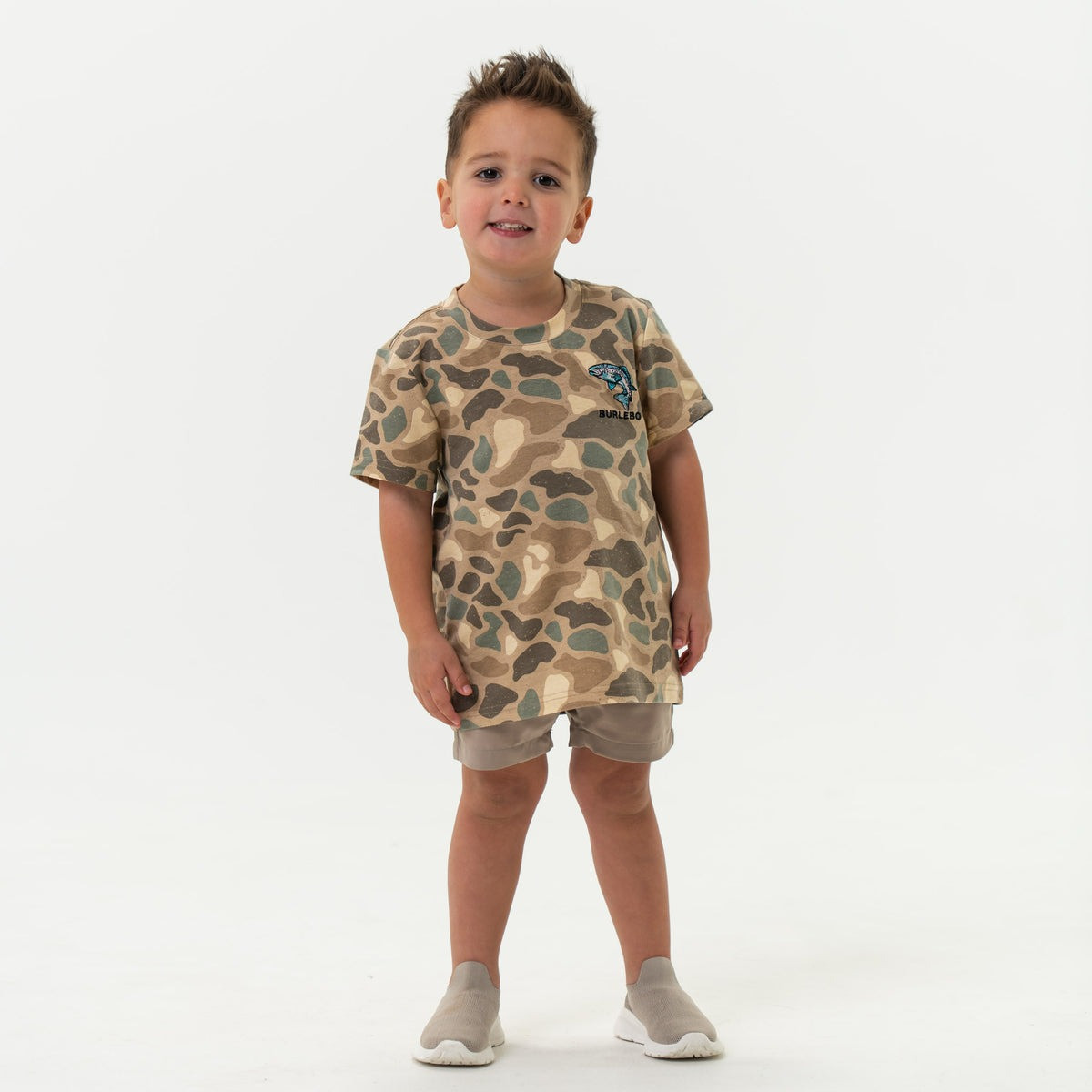 Burlebo Boys' Pintail Camo Tee