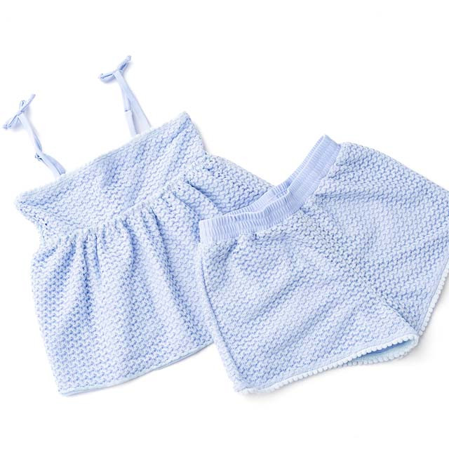 Shade Critters Girls' Crochet Short Set