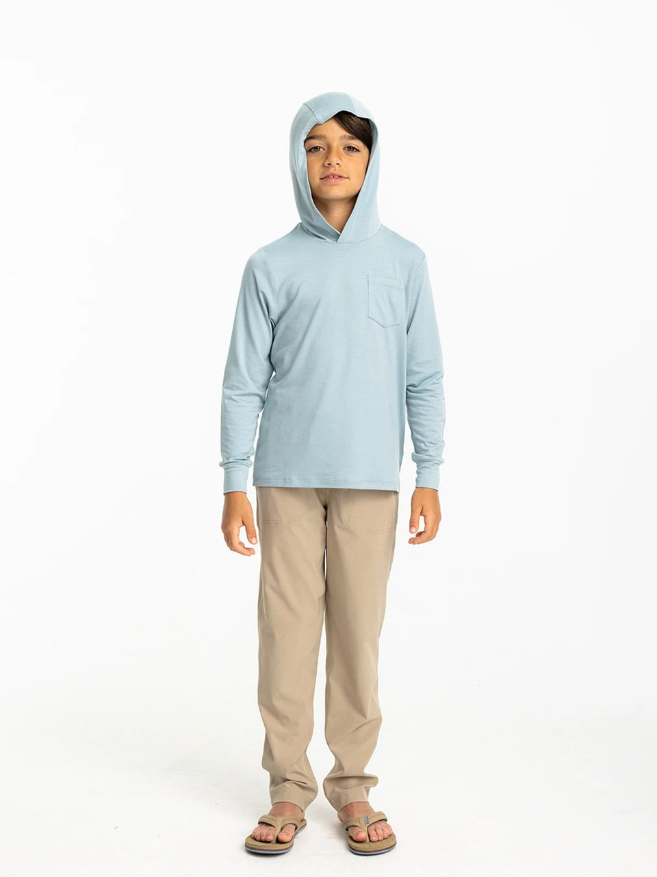 Free Fly Boys' Bamboo Shade Hoodie