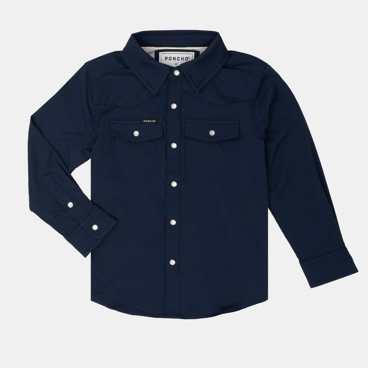 Poncho Outdoors Boys' Long Sleeve Western Snapshirt