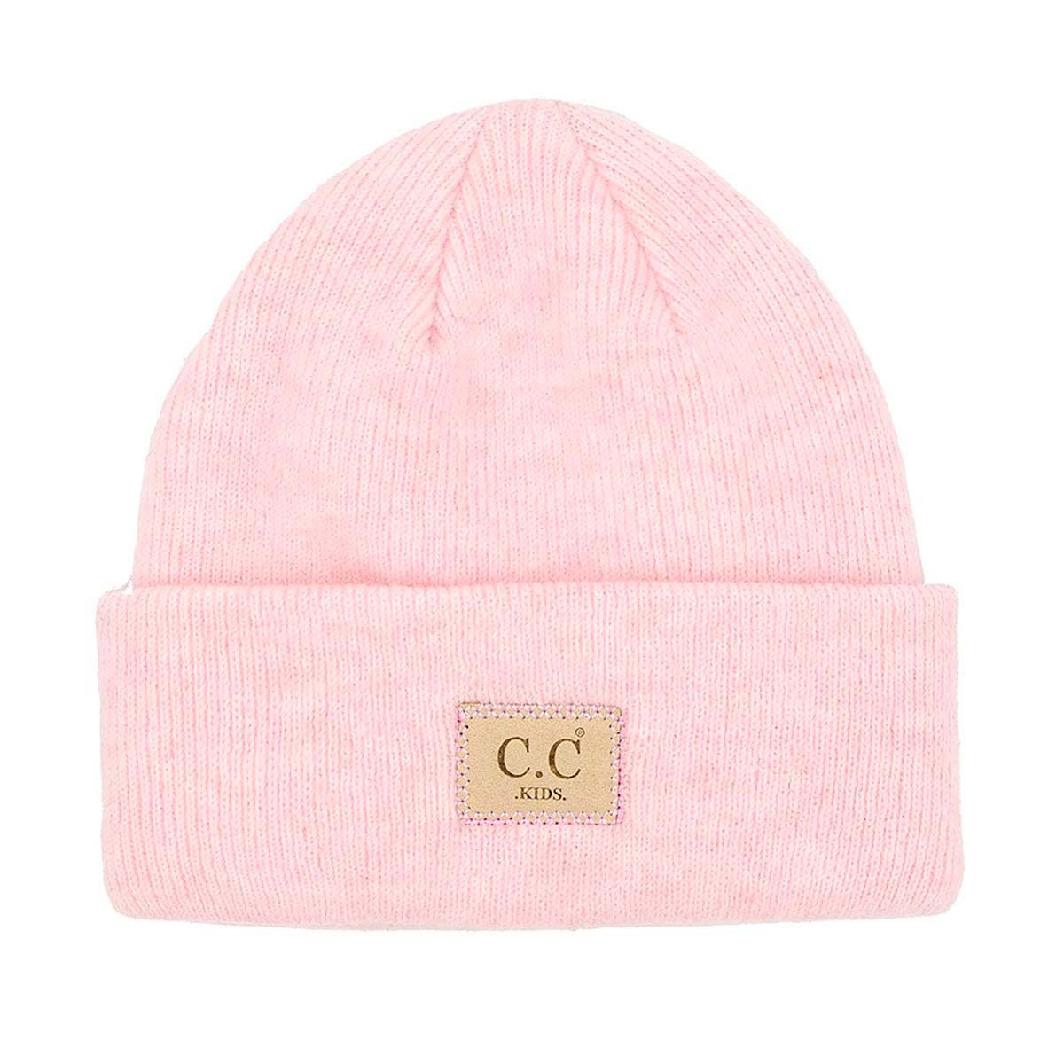 Kids' Suede Patch Beanie