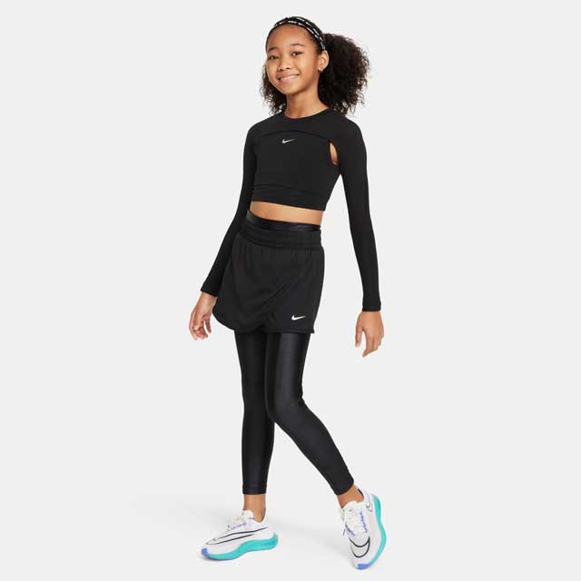 Nike Girls' Breezy Mid-Rise Skort 4 Nike Girls' Breezy Mid-Rise Skort