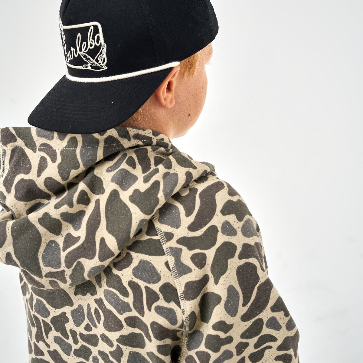 Burlebo Boys' Camo Fleece Hoodie 4 Burlebo Boys' Camo Fleece Hoodie