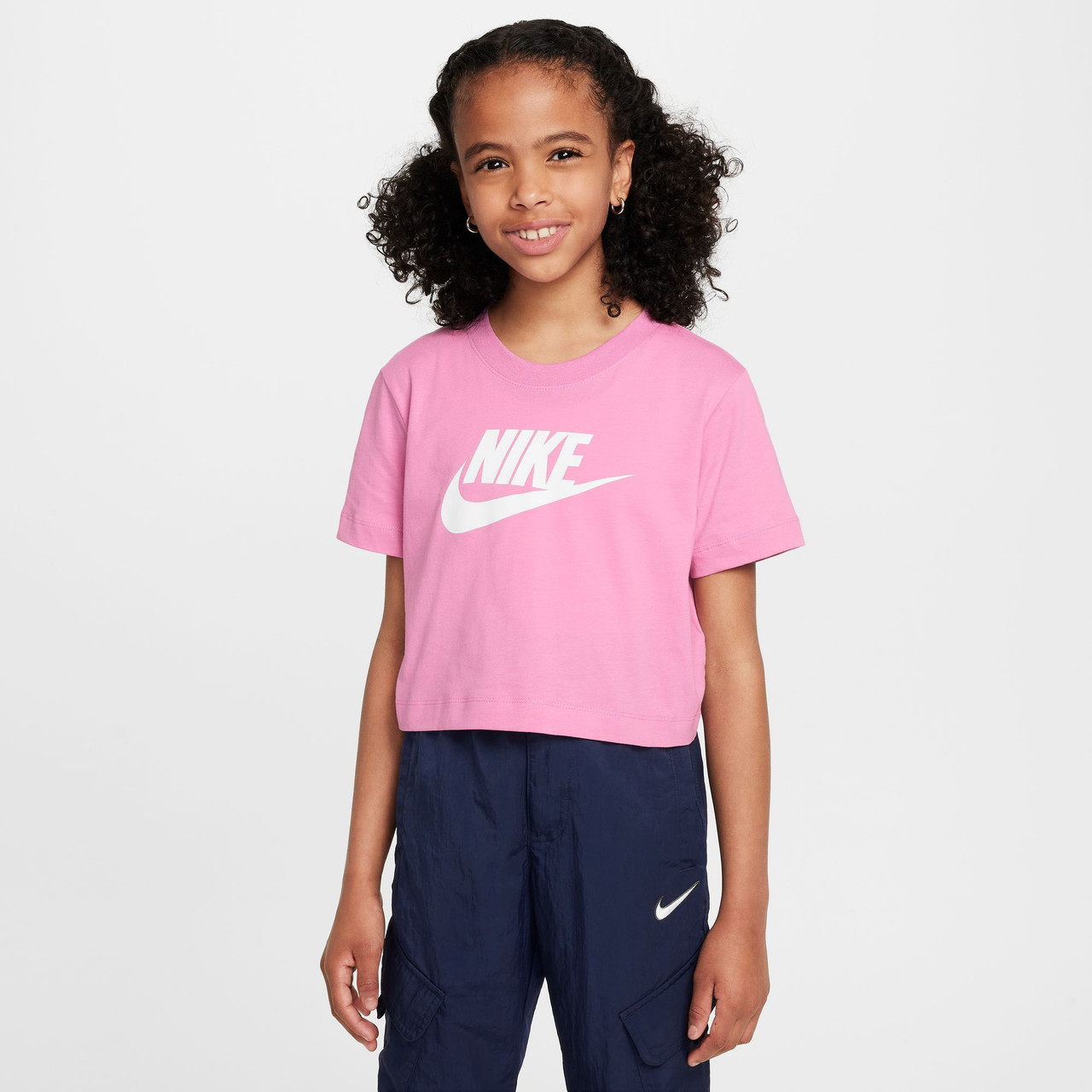 Nike Girls' Sportswear Cropped T-Shirt