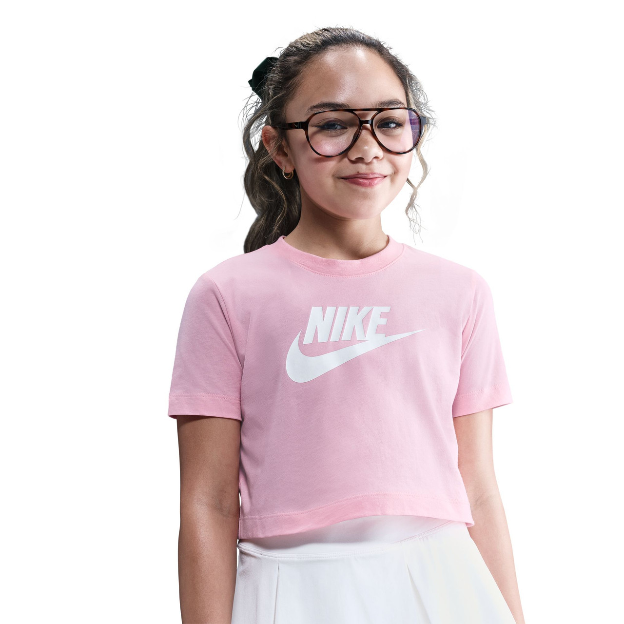 Nike Girls' Sportswear Cropped T-Shirt
