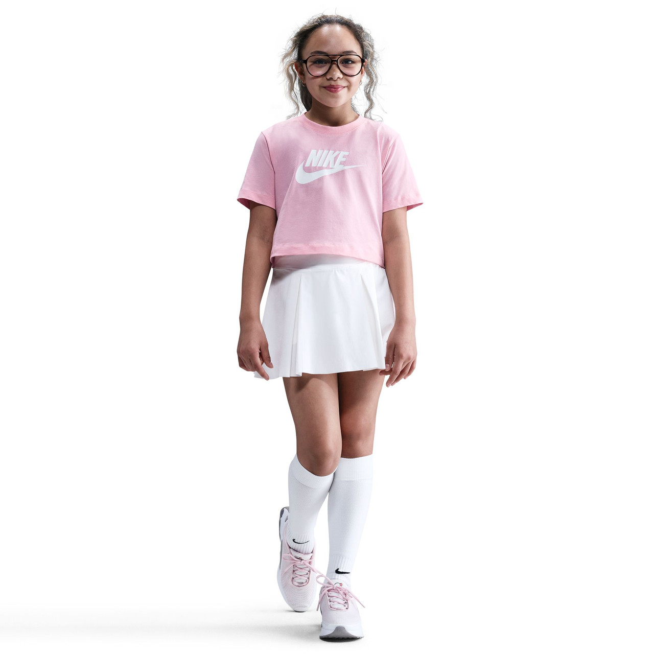 Nike Girls' Sportswear Cropped T-Shirt
