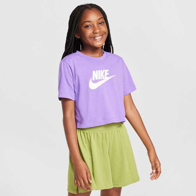 Nike Girls' Sportswear Cropped T-Shirt