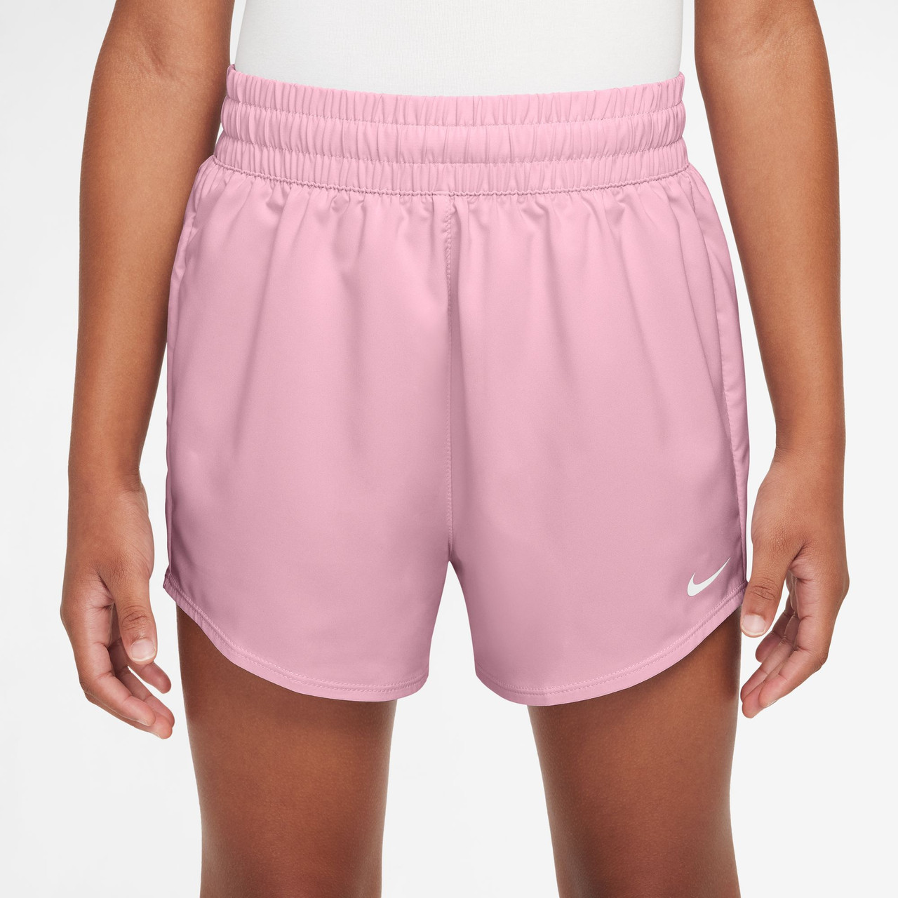 Nike Girls' One Dri-FIT High-Waisted Woven Training Shorts 11 Nike Girls' One Dri-FIT High-Waisted Woven Training Shorts
