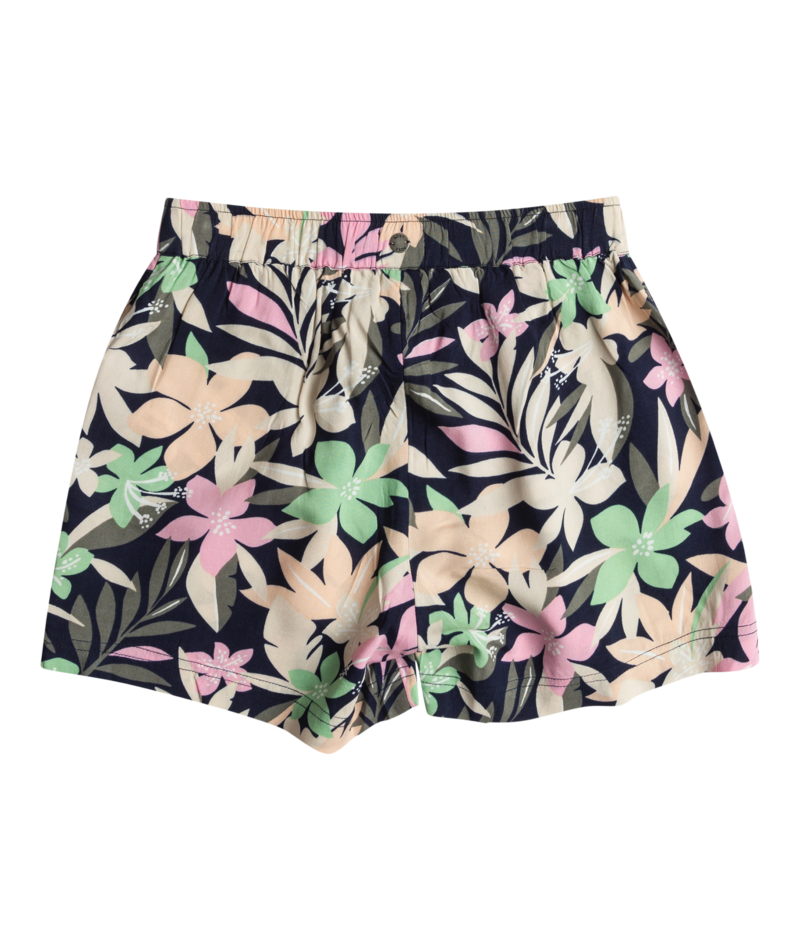 Roxy Girls' Blue Ocean Floor Elastic Waist Shorts