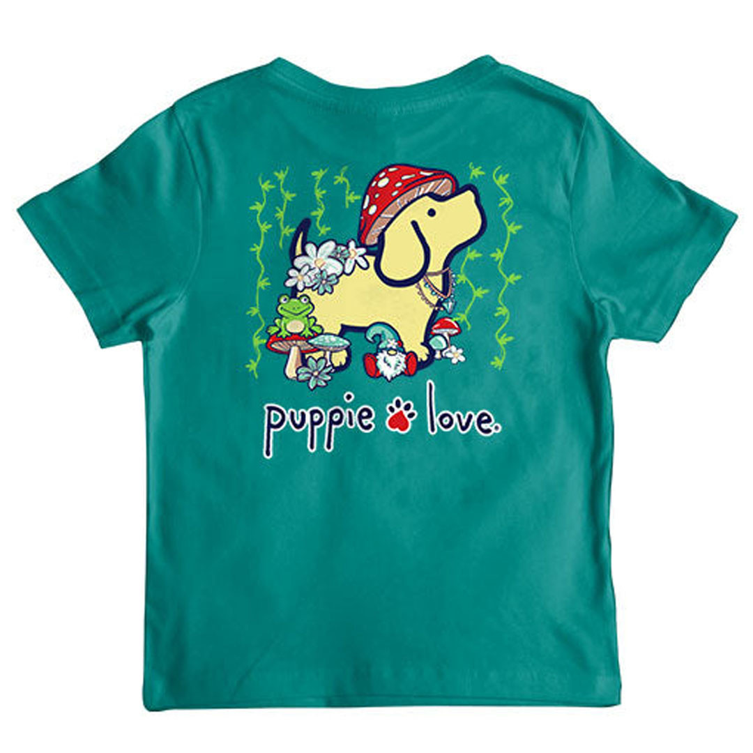 Puppie Love Girls' Mushroom Pup Tee