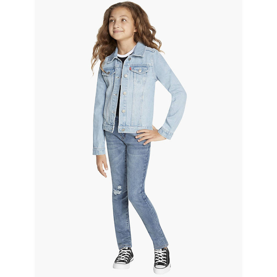 Girls' Denim Trucker Jacket