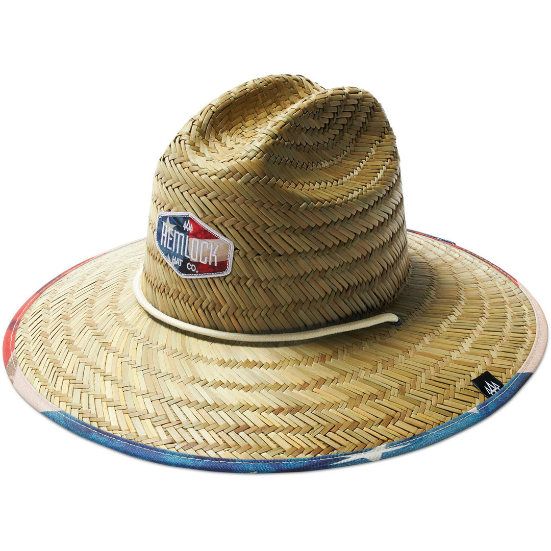 Hemlock Big Kids' Straw Lifeguard Hat - Brave