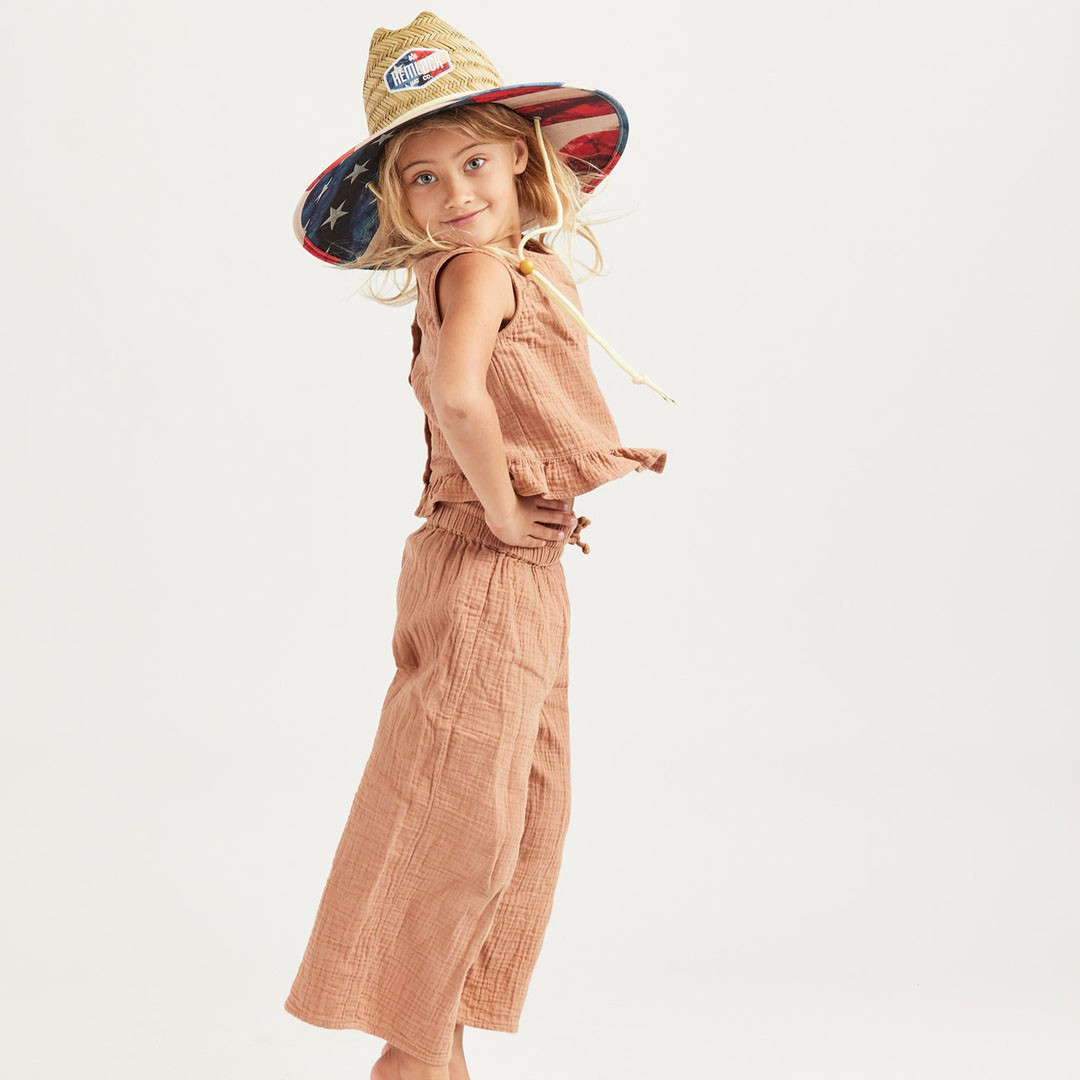 Hemlock Big Kids' Straw Lifeguard Hat - Brave 5 Hemlock Big Kids' Straw Lifeguard Hat - Brave