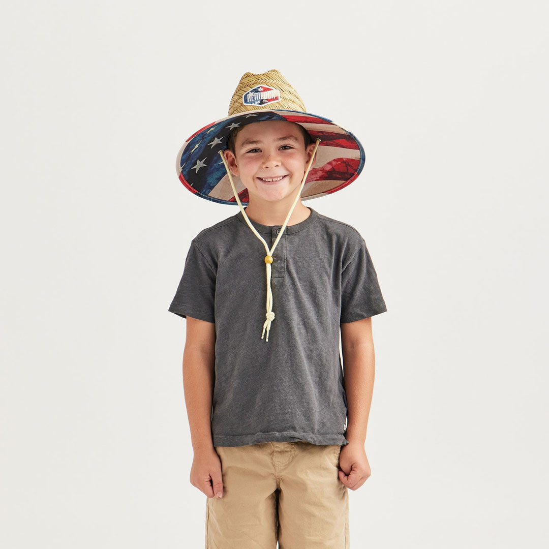 Hemlock Big Kids' Straw Lifeguard Hat - Brave 6 Hemlock Big Kids' Straw Lifeguard Hat - Brave
