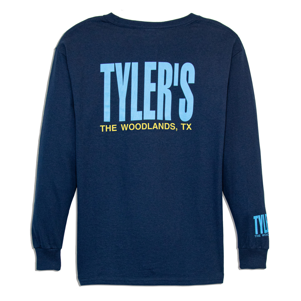 TYLER'S Kids' Navy/Light Blue Long Sleeve Tee