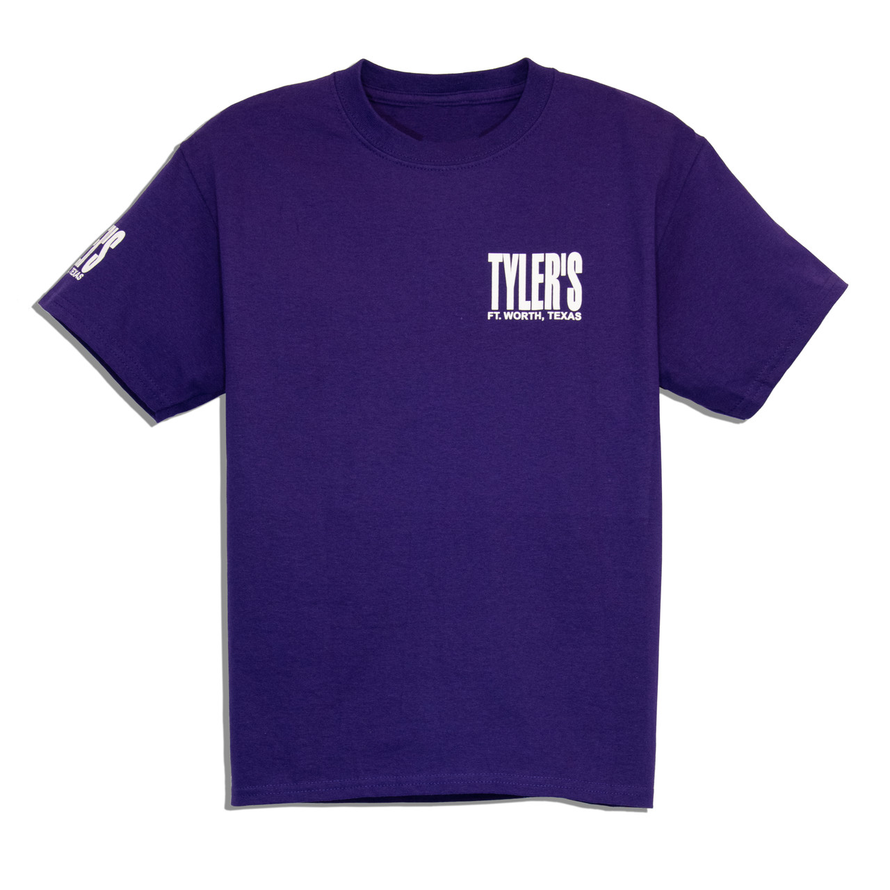 Kids' TYLER'S Purple/White Tee