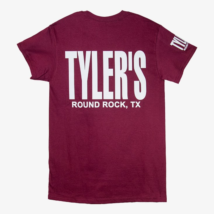TYLER'S Maroon Block Tee