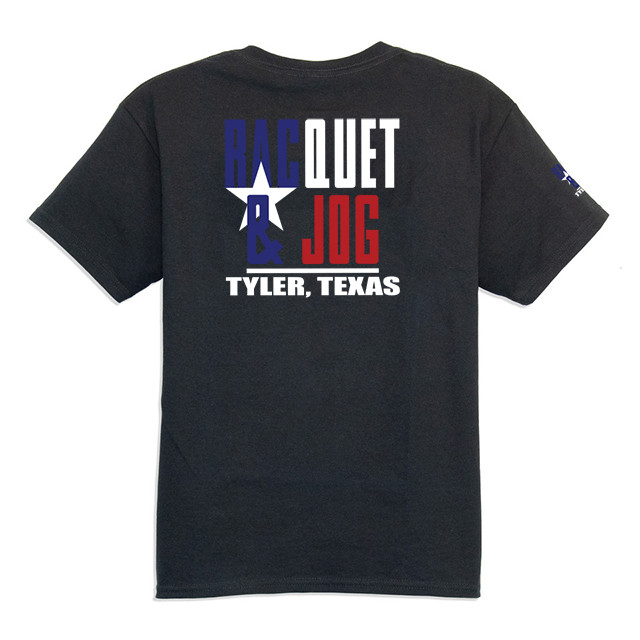 TYLER'S Kids' Black/Texas Flag Tee