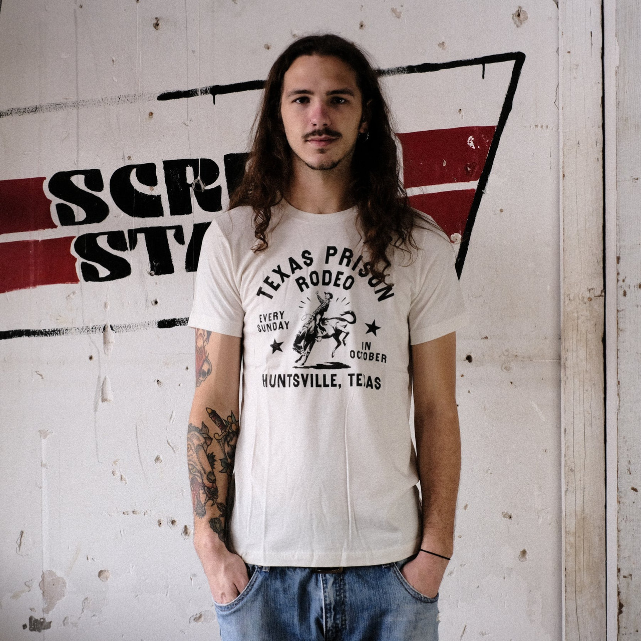 Norman Roscoe Texas Prison Rodeo T-Shirt
