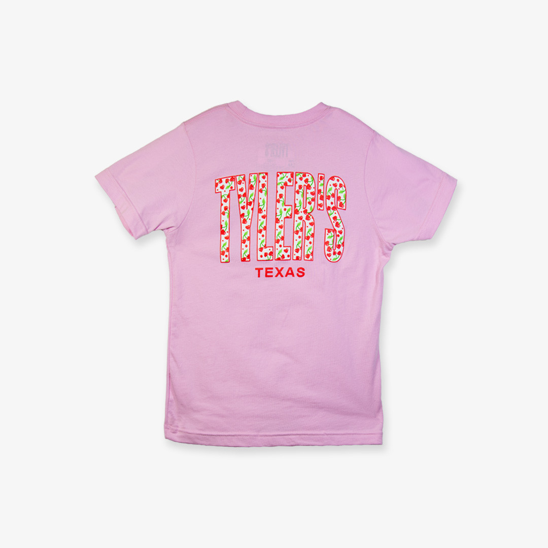 TYLER'S Kids' Cherry Hearts Valentine's Day 2025 Tee