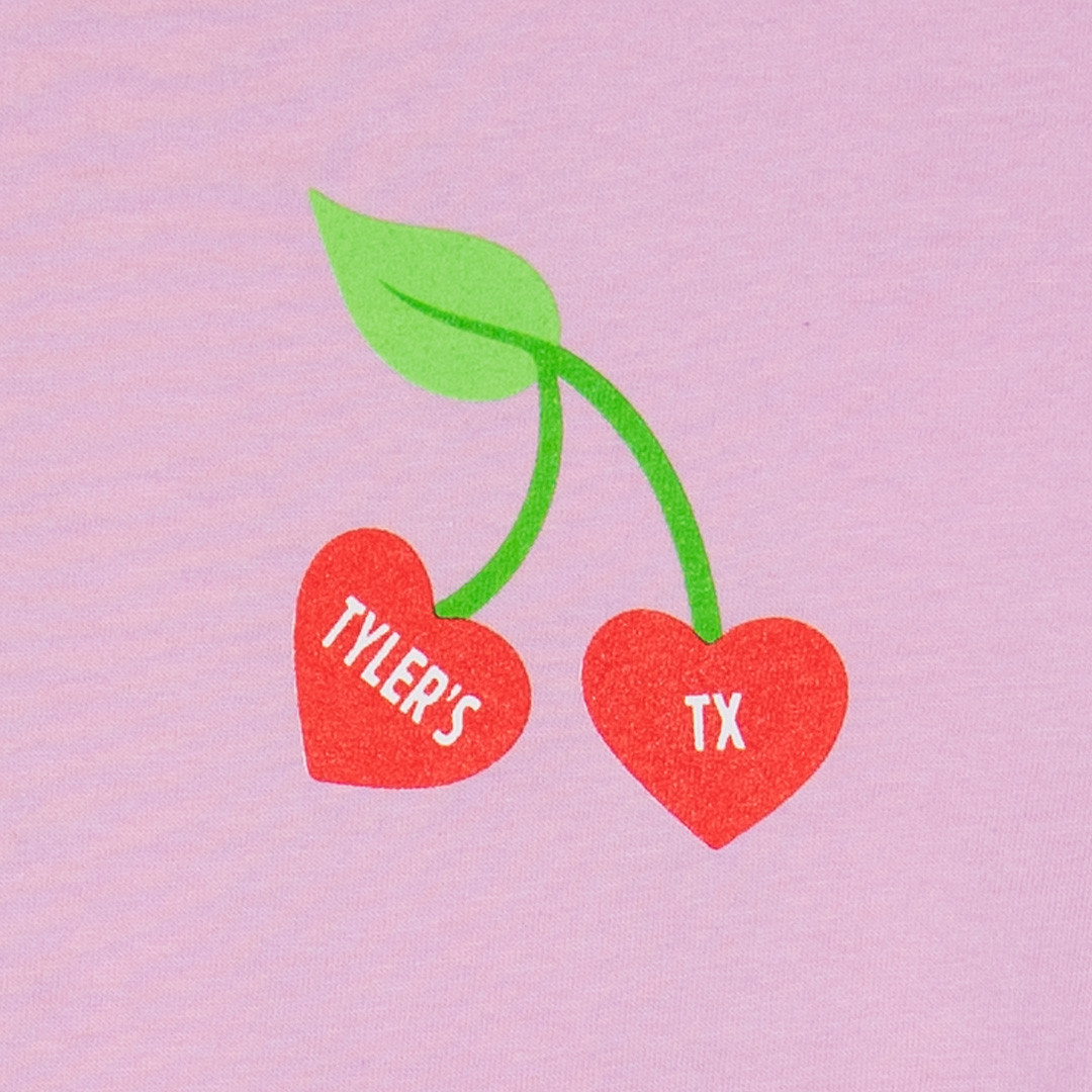TYLER'S Kids' Cherry Hearts Valentine's Day 2025 Tee
