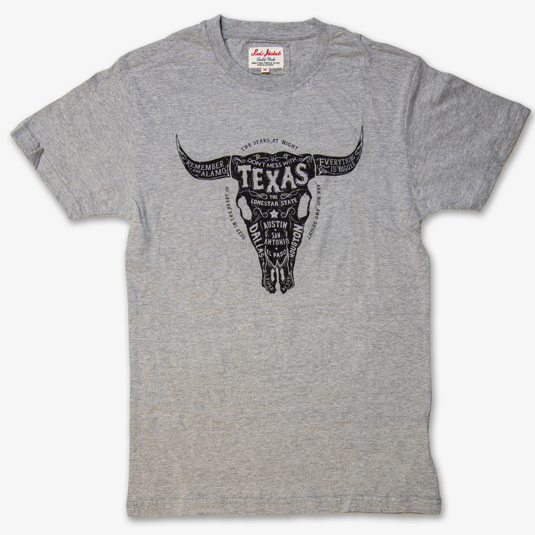 Texas Longhorns Skull Short Sleeve Tee