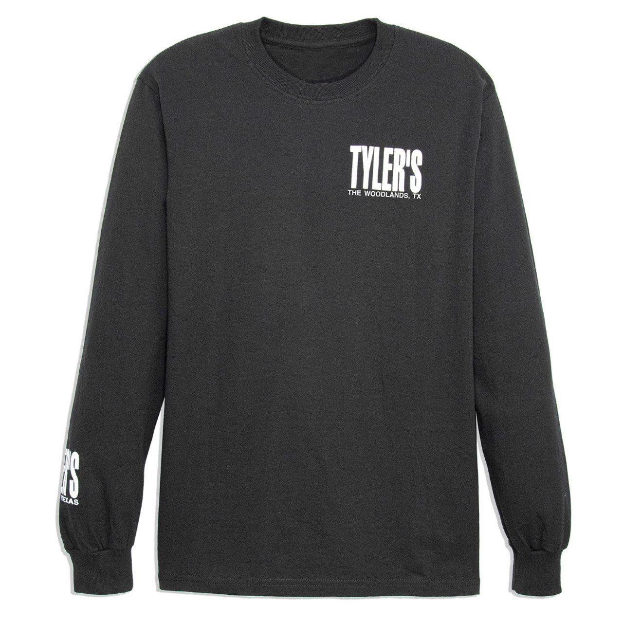 TYLER'S Black/White Long Sleeve Block Tee 6 TYLER'S Black/White Long Sleeve Block Tee