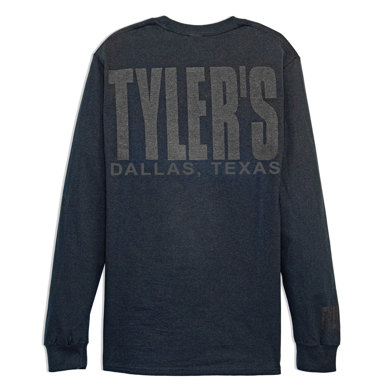 TYLER'S Black Long Sleeve Block Tee