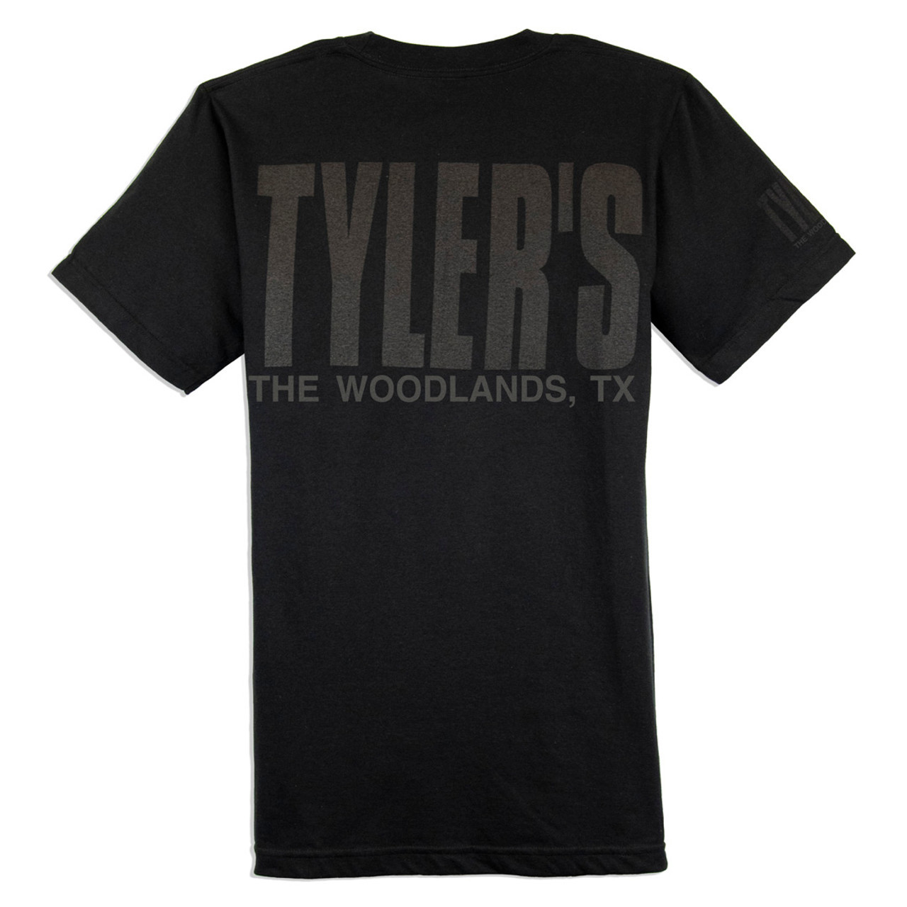 TYLER'S Black/Black Block Tee 6 TYLER'S Black/Black Block Tee