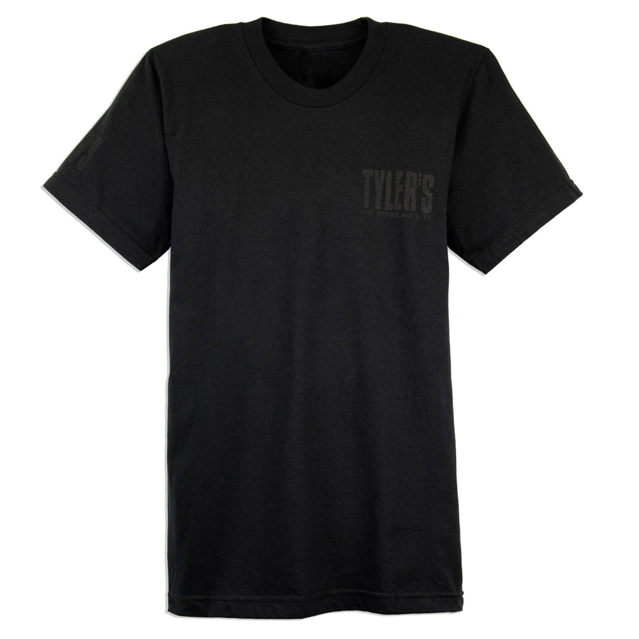 TYLER'S Black/Black Block Tee 7 TYLER'S Black/Black Block Tee