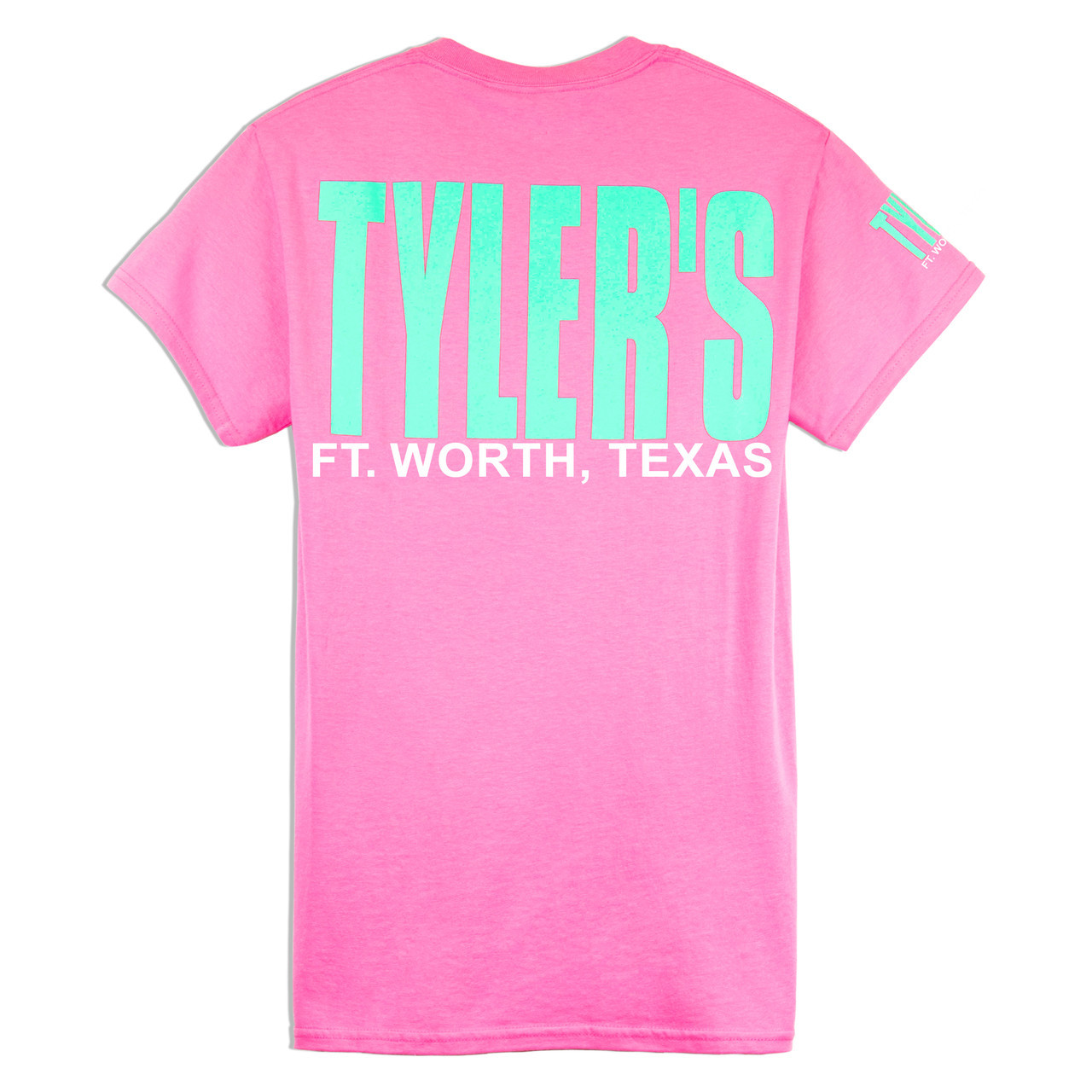 TYLER'S Azalea/Bright Mint Block Tee