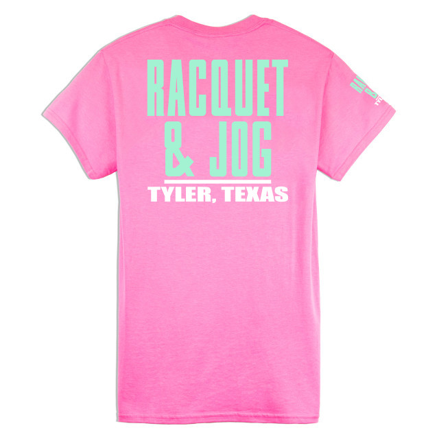 TYLER'S Azalea/Bright Mint Block Tee