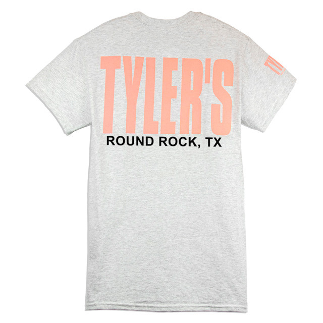 TYLER'S Ash/Baby Pink Block Tee