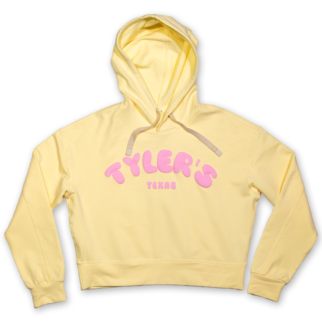 Tyler's Funfont Logo Cropped Hoodie