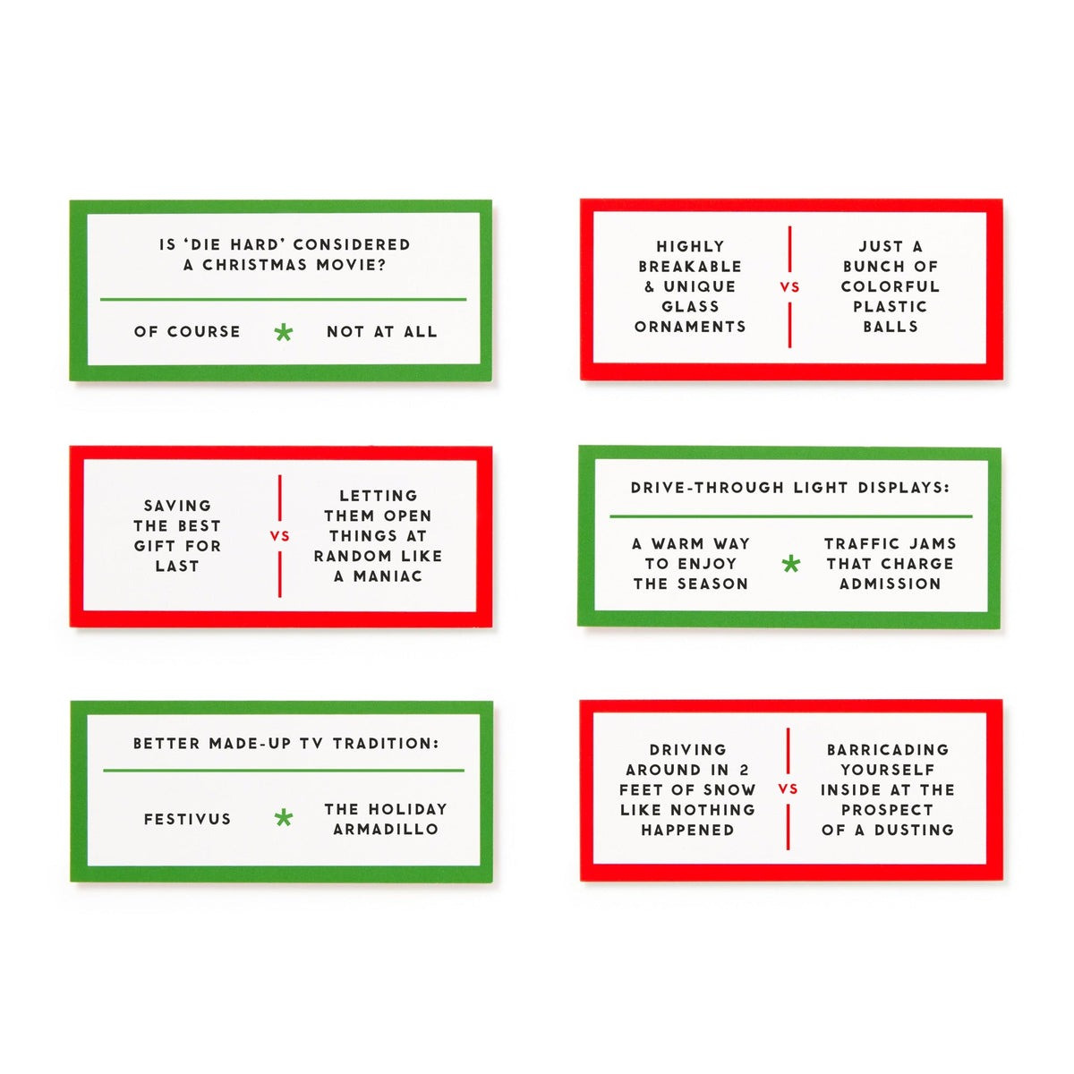 Chronical Books Debatable Holiday Edition Social Game