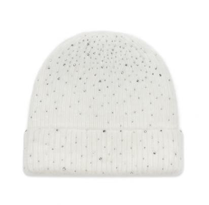 Rhinestone Gradient Studded Knit Beanie 4 Rhinestone Gradient Studded Knit Beanie