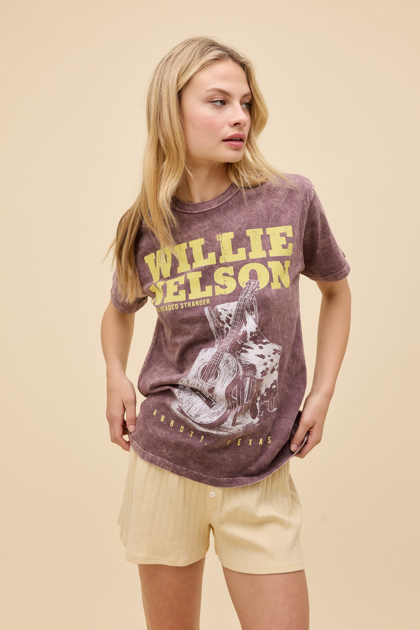 Daydreamer Women's Willie Nelson Red Headed Stranger Tee