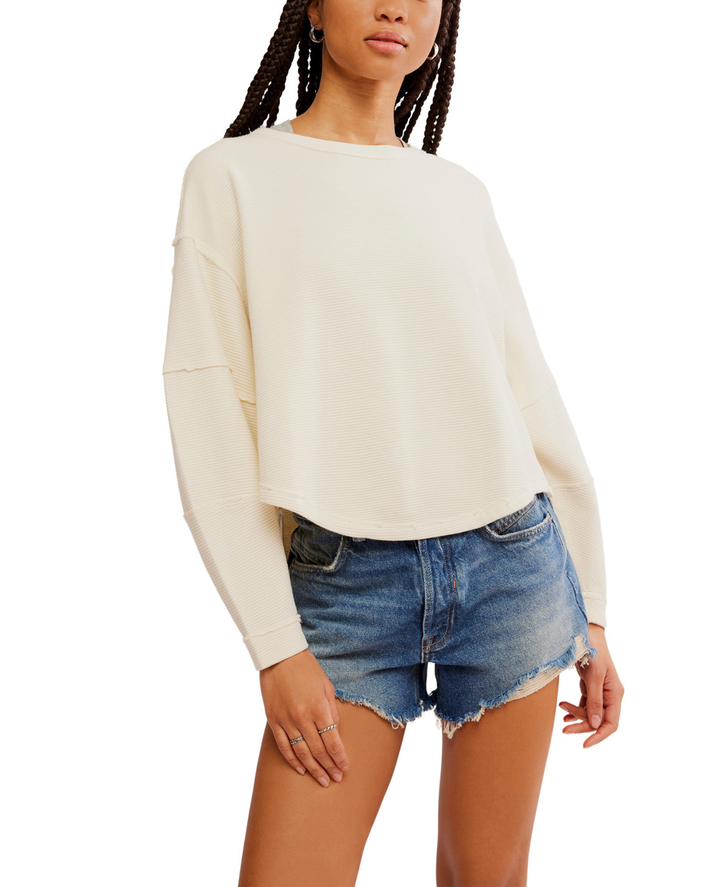 Free People Women's We The Free Total Eclipse Long Sleeve Top