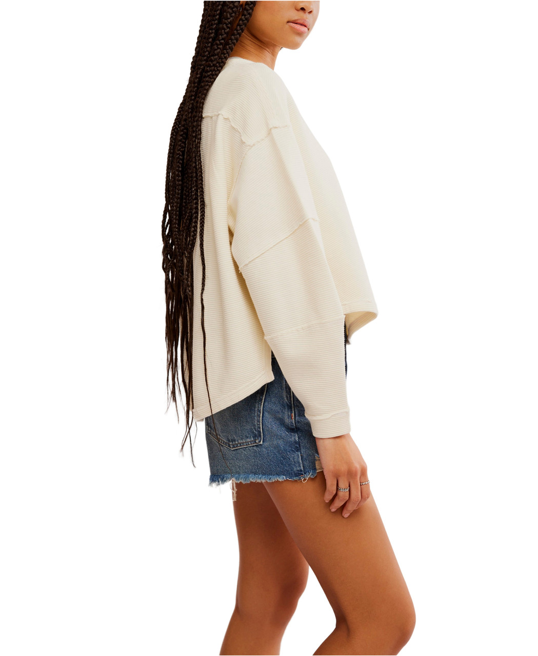 Free People Women's We The Free Total Eclipse Long Sleeve Top