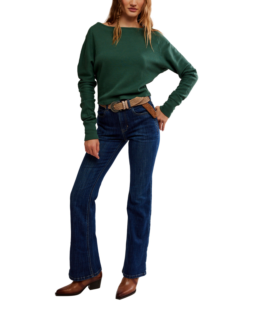 Free People Women's We The Free Jess Long Sleeve Top