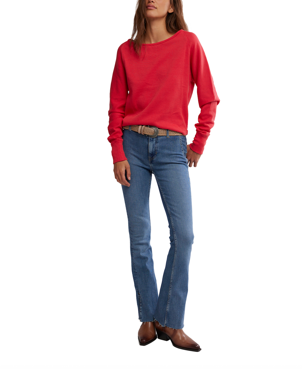 Free People Women's We The Free Jess Long Sleeve Top