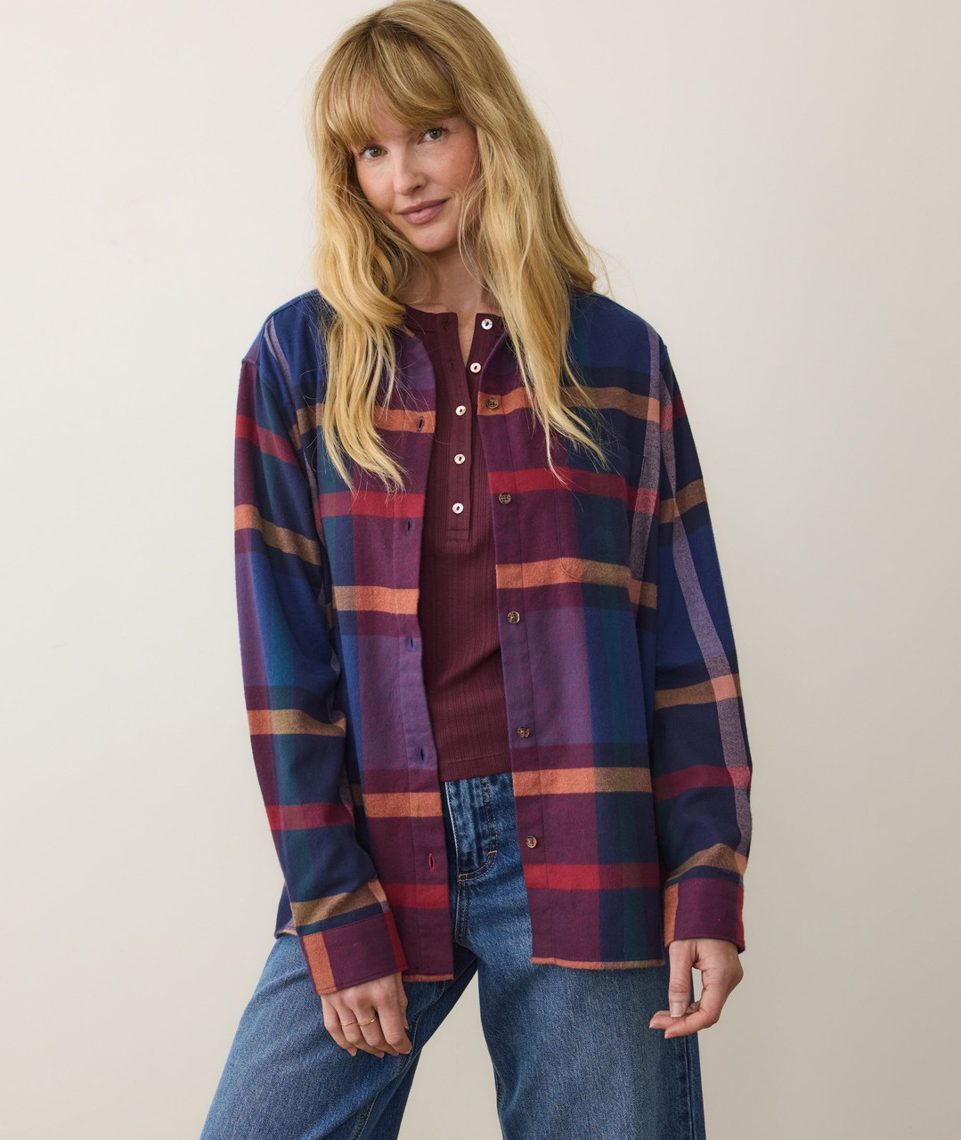 Marine Layer Women's Jane Relaxed Shirt