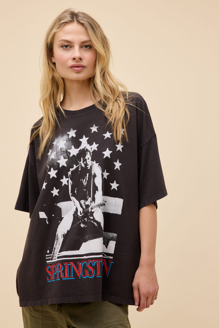 Daydreamer Women's Bruce Springsteen Rock American Merch Tee