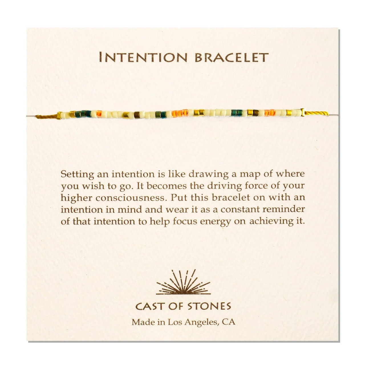 Cast Of Stones Intention Bracelet